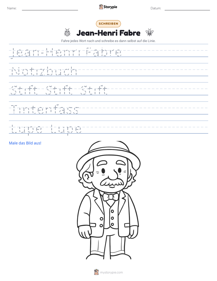 Schreibübung