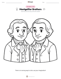 Montgolfier Brothers printable worksheet preview