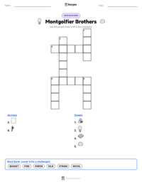 Montgolfier Brothers printable worksheet preview