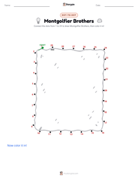 Montgolfier Brothers printable worksheet preview