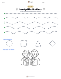 Montgolfier Brothers printable worksheet preview