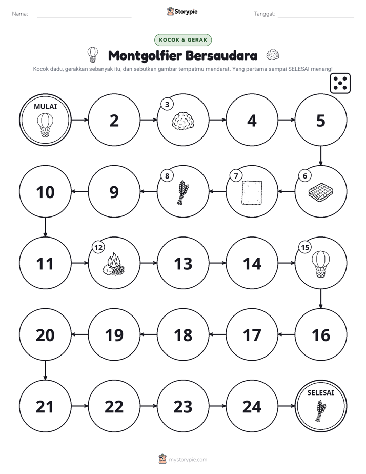Permainan Gulung & Pindah