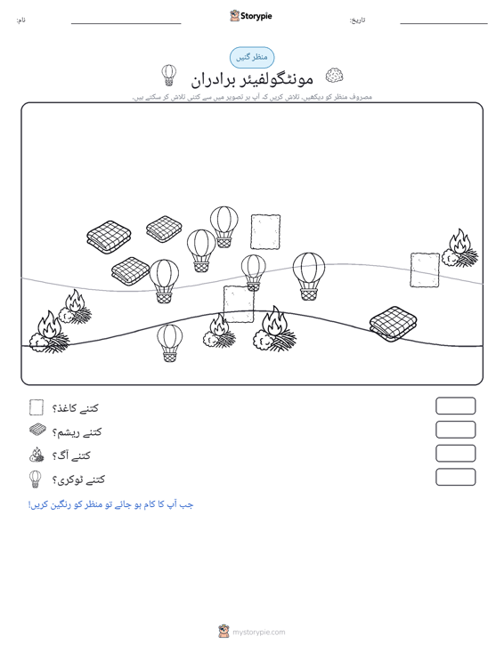 گنتی کا منظر