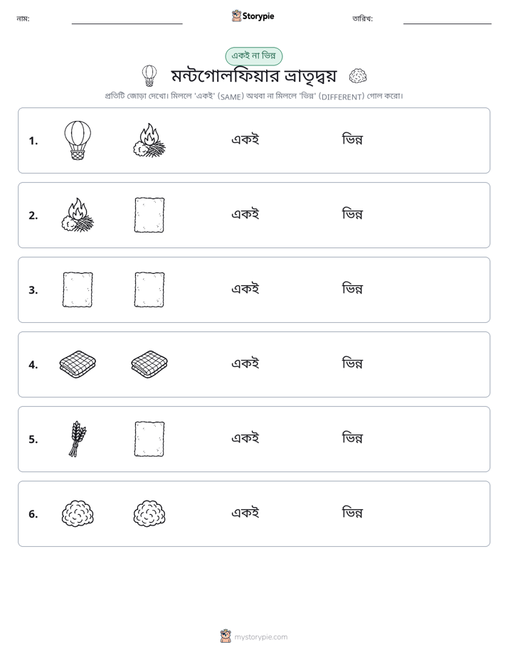 একই বা ভিন্ন
