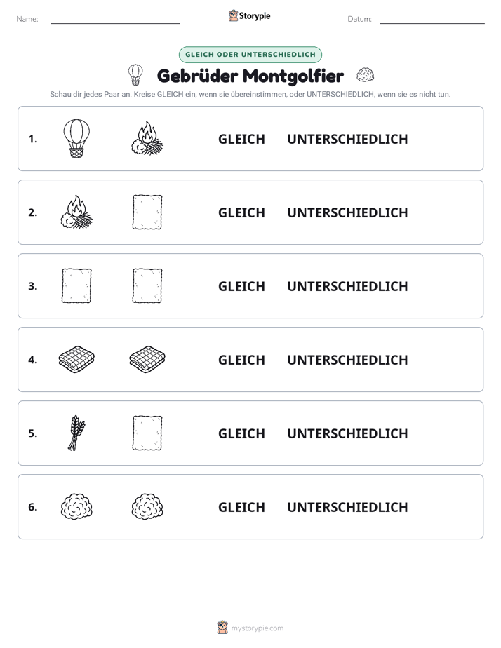 Gleich oder Anders