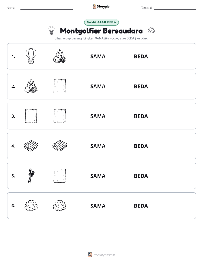 Sama atau Berbeda