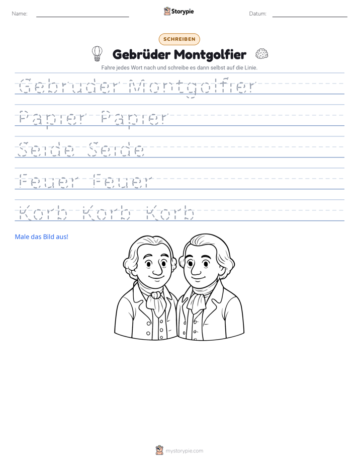 Schreibübung