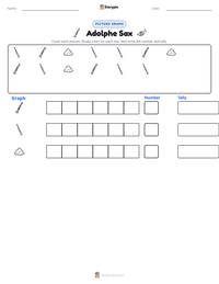 Adolphe Sax printable worksheet preview