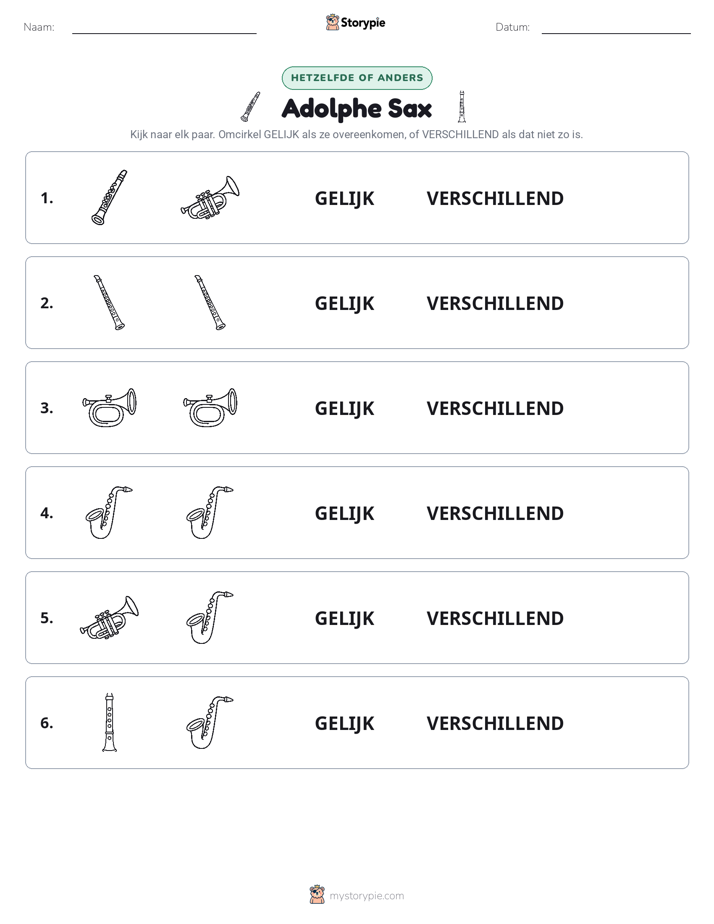 Zelfde of Verschillend