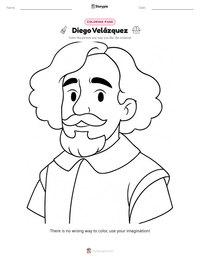 Diego Velázquez printable worksheet preview