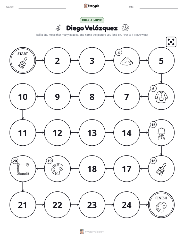 Roll & Move Game