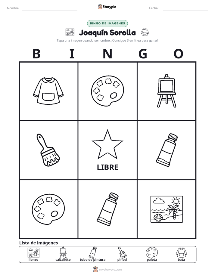 Bingo de Imágenes