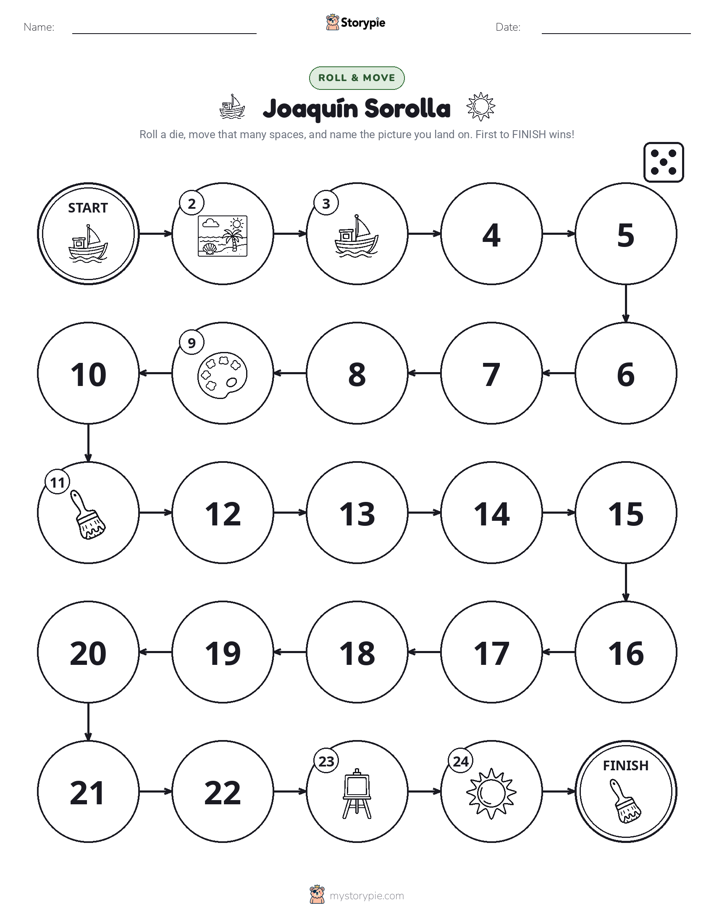 Roll & Move Game