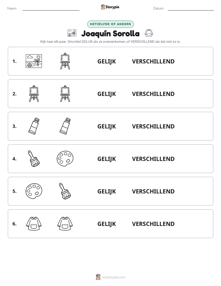 Zelfde of Verschillend