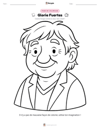 Aperçu de la feuille de travail imprimable Gloria Fuertes