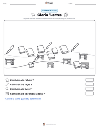 Aperçu de la feuille de travail imprimable Gloria Fuertes