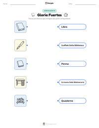 Anteprima della scheda stampabile di Gloria Fuertes