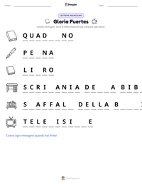 Anteprima della scheda stampabile di Gloria Fuertes