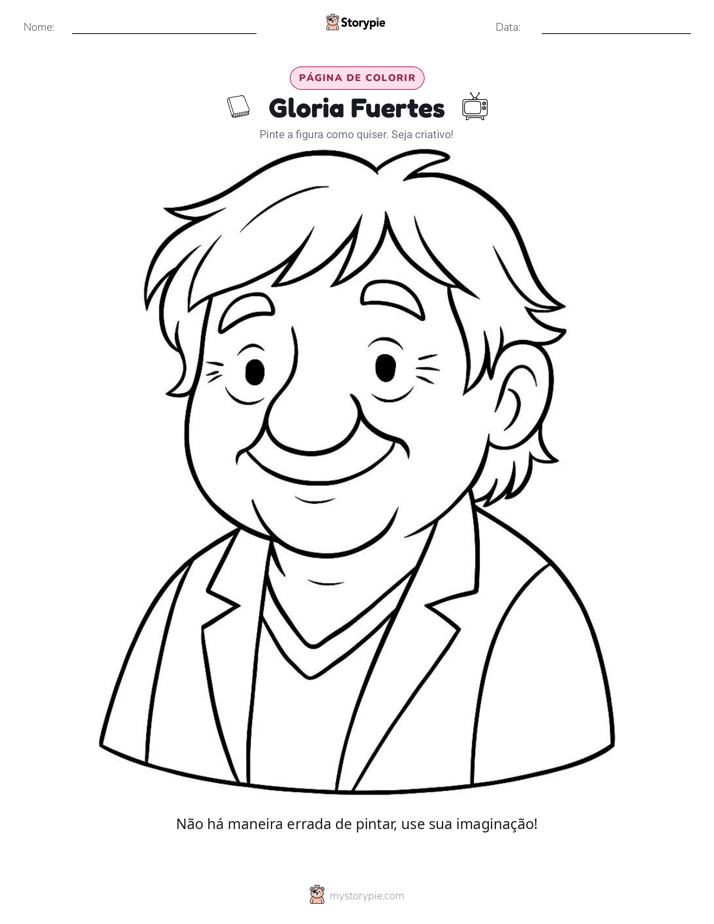 Página para colorir