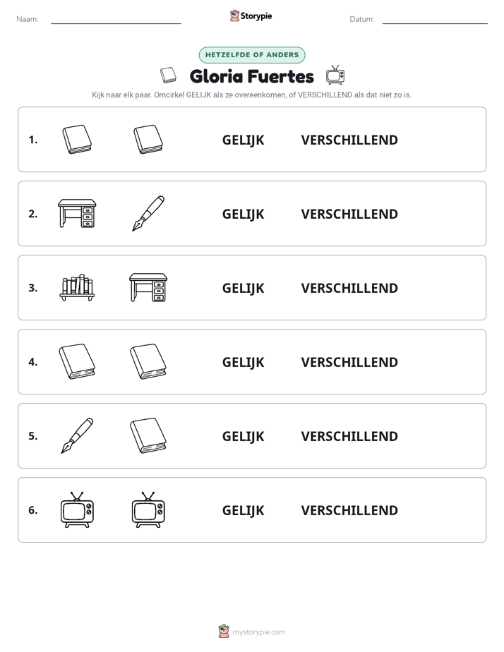 Zelfde of Verschillend