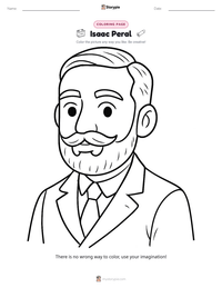 Isaac Peral printable worksheet preview