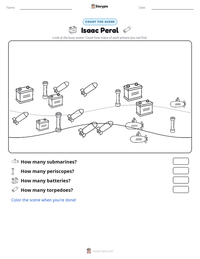 Isaac Peral printable worksheet preview
