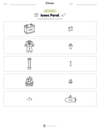 Isaac Peral printable worksheet preview