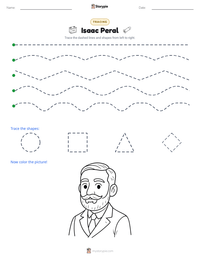 Isaac Peral printable worksheet preview