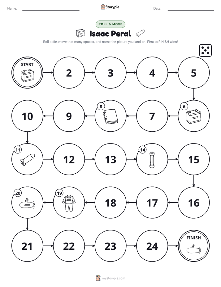 Roll & Move Game