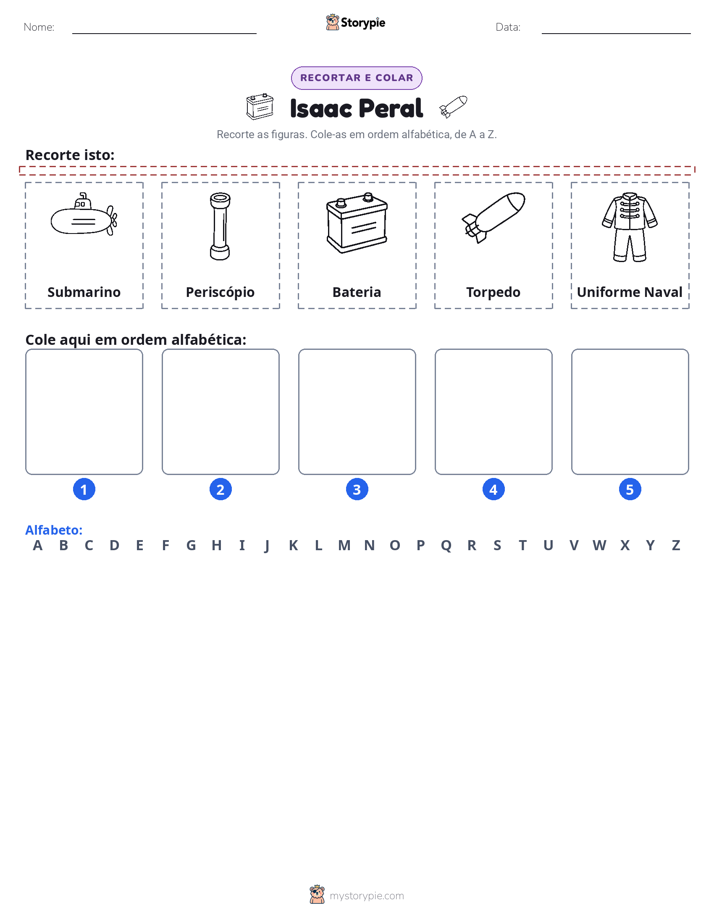 Recortar & Colar Alfabeto