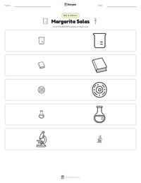 Margarita Salas printable worksheet preview