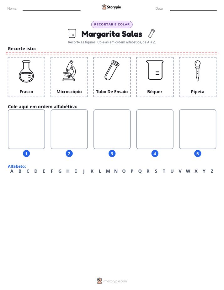 Recortar & Colar Alfabeto