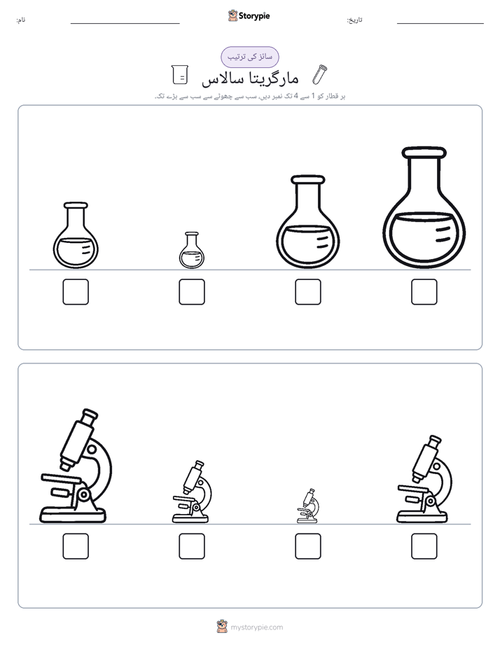 سائز کی ترتیب