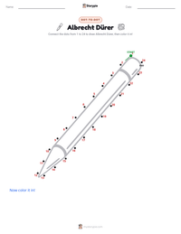 Albrecht Dürer printable worksheet preview