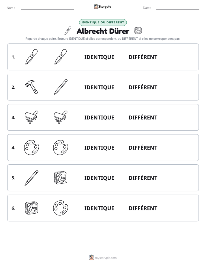 Identique ou Différent