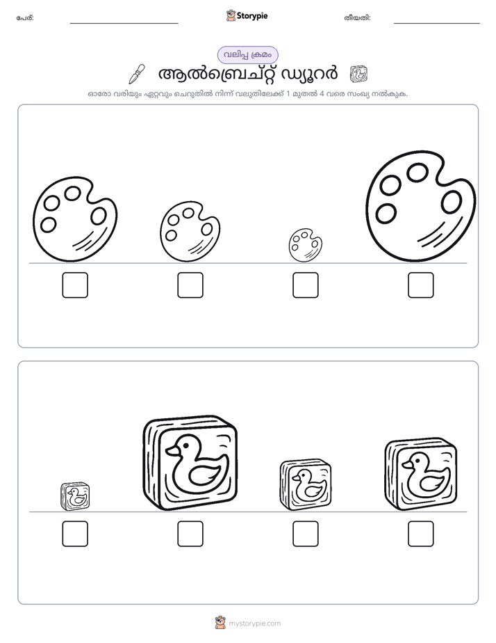 വലുപ്പം ക്രമം