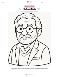 Aperçu de la feuille de travail imprimable Michael Ende