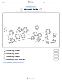 Michael Ende printable worksheet preview