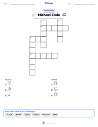 Michael Ende printable worksheet preview