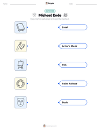 Michael Ende printable worksheet preview