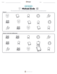 Michael Ende printable worksheet preview