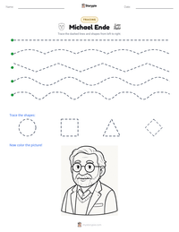 Michael Ende printable worksheet preview