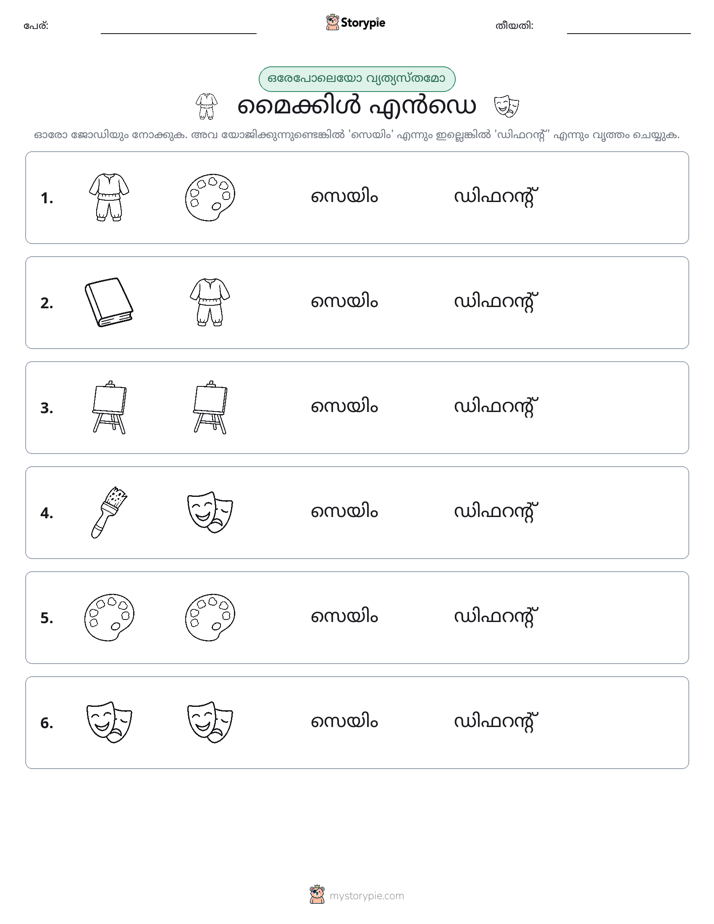 ഒന്നോ വ്യത്യാസമോ