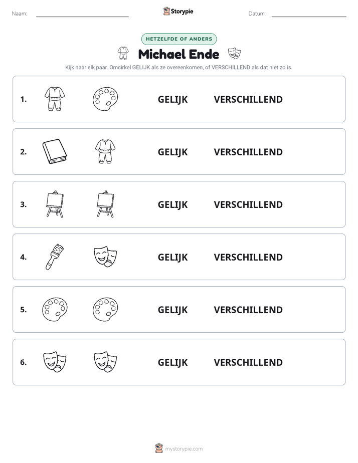 Zelfde of Verschillend