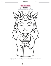 Aperçu de la feuille de travail imprimable Himiko