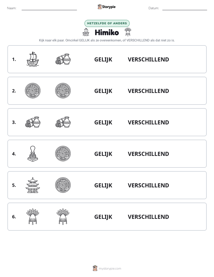 Zelfde of Verschillend