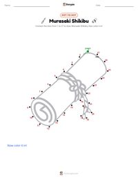 Murasaki Shikibu printable worksheet preview