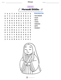 Prabaca lembar kerja cetak Murasaki Shikibu