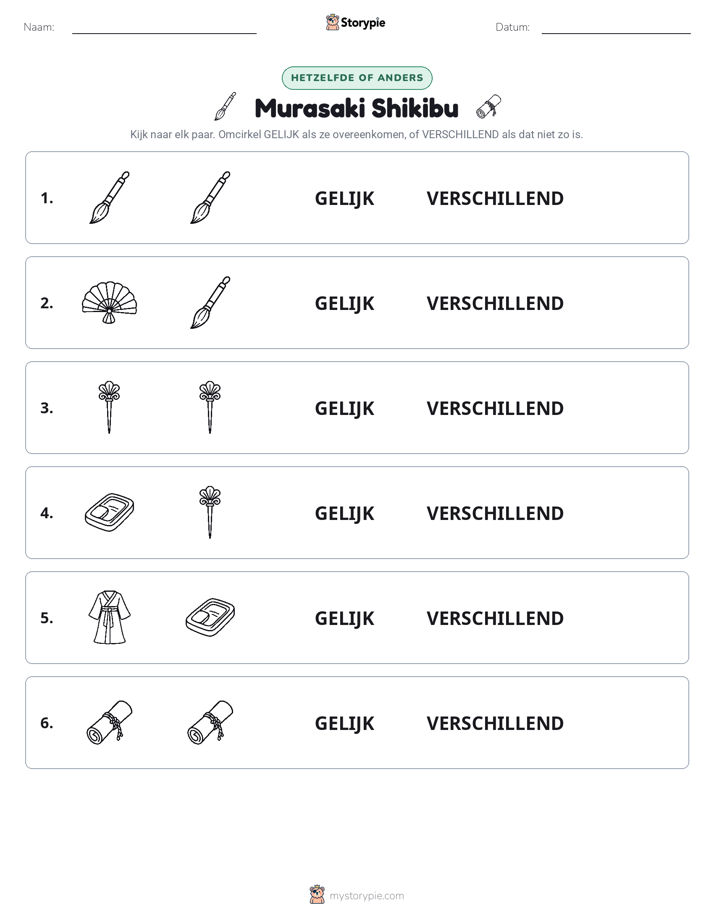 Zelfde of Verschillend