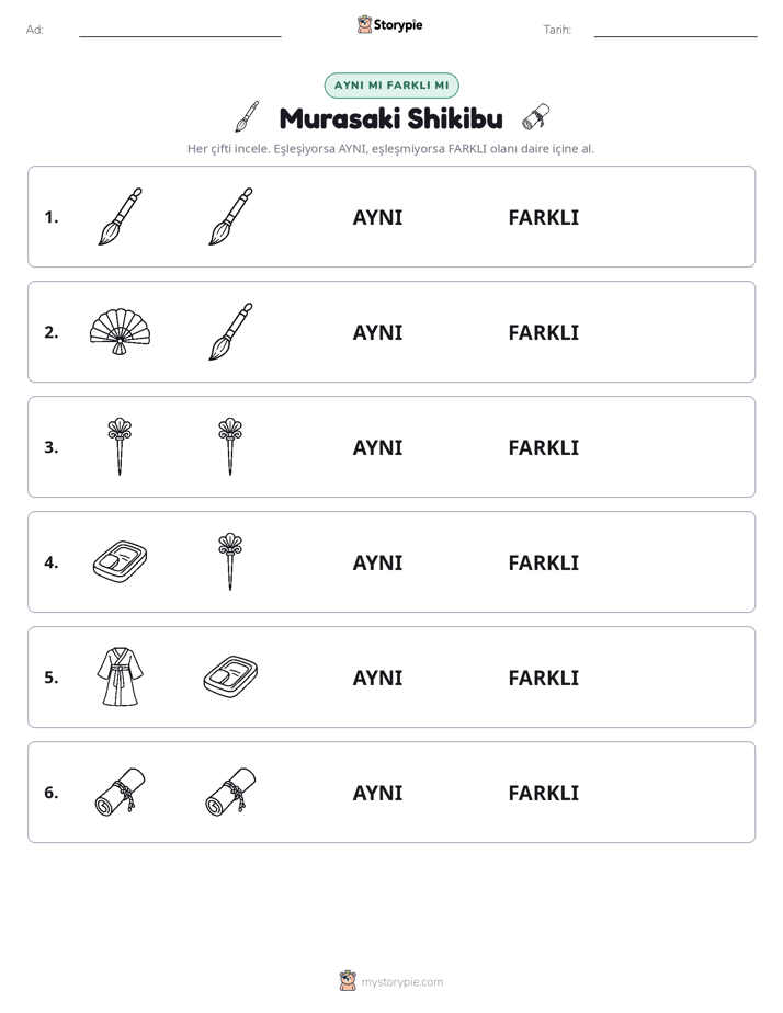 Aynı mı Farklı mı